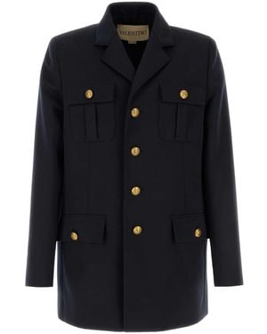 Valentino Garavani Wool Blazer - Black
