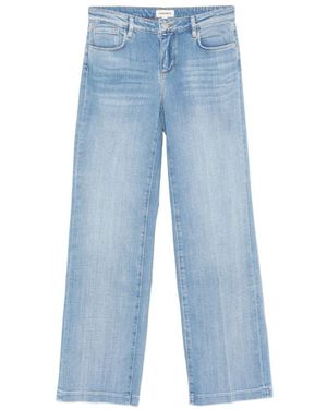 L'Agence Joanne Jeans Met Wijde Pijpen En Vervaagd Effect - Blauw