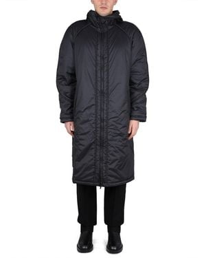 McQ Tech Duvet Jacket With Adjustable Hood For - Blue