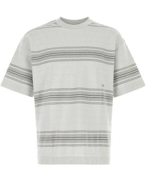 Nanamica Stripe Tee - White