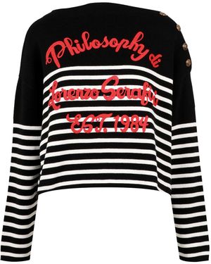 PHILOSOPHY BY LORENZO SERAFINI Philosophie Par Lorenzo Serafini Pulls Noir
