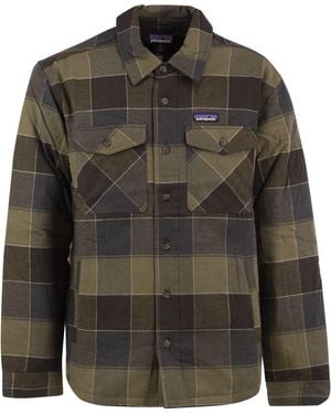Patagonia Padded Flannel Shirt - Black