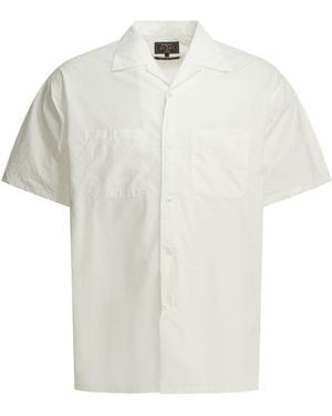 Beams Plus Pima Cotton Casual Shirt - White