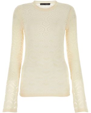 Marco Rambaldi Ivory Lace Top - White