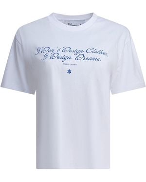 Semler T-shirts White - Blue