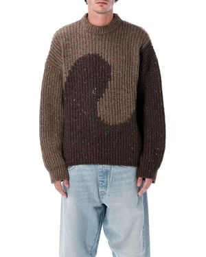 ERL Pullover braun