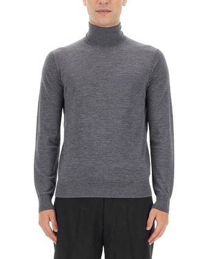 Ballantyne Wool Turtleneck - Grey