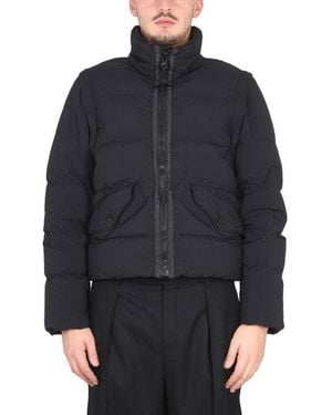 C.P. Company Down Jacket With Removable Sleeves - Blue