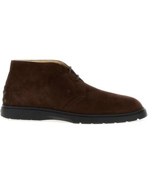 Tod's Suede Boots - Brown