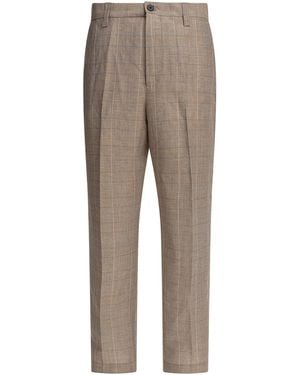 NN07 Paw Pants Brown - Gray