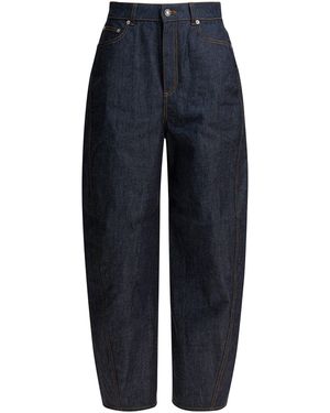 Givenchy "Raw Cocoon" Jeans - Blau