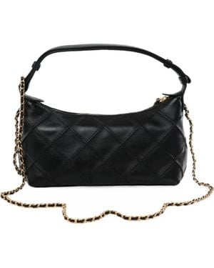 Tory Burch Fleming Ledertasche - Schwarz