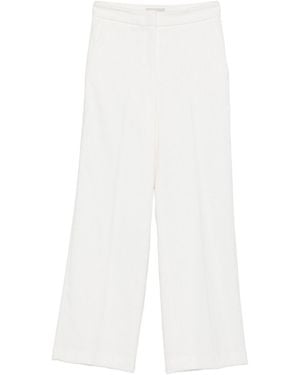 Via Masini 80 Fluwelen Broek - Wit