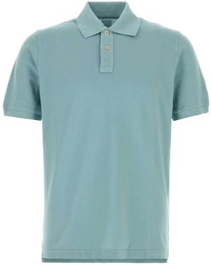 Fedeli Piquet Polo Shirt - Blue