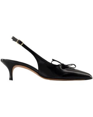 Rouje Milanese Pumps Leather Black - Noir
