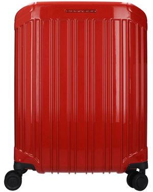Piquadro Trolley Cabin 31L Uomo Policarbonato Rosso/Rosso Scuro - Red
