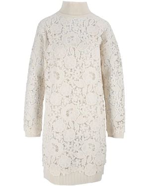 Ermanno Scervino Abito+Sottoveste - Weiß