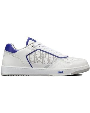 Dior Oblique Leder -Turnschuhe - Blau