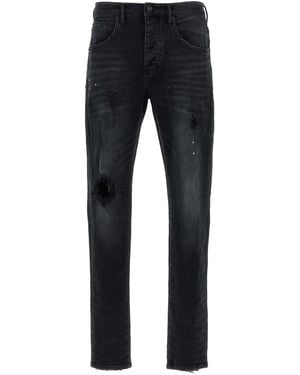 Purple 'Dropped Fit' Jeans - Blue
