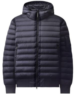 C.P. Company Logo Down Jacket - Blue