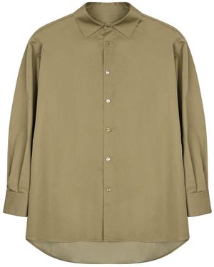 DARKPARK Satin Shirt - Green