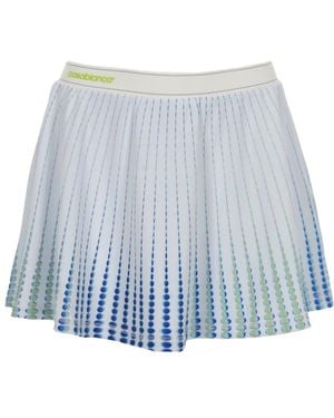 CASABLANCA Miniskirt With Gradient Print - Blue