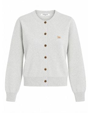 Maison Kitsuné Maison Kitsuné Cardigan "Baby Fox" - Grey