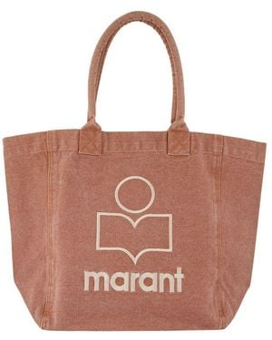 Isabel Marant Yenky GZ Shopper Bag Cotton Neutre - Marron