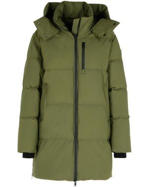 Moose Knuckles 'Chelia 3 Q' Green Nylon Blend Parka - Verde