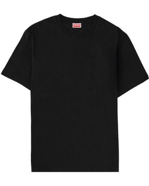 KENZO Solid Crew Neck T-Shirt - Black