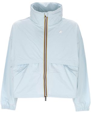 K-Way Aubette Memory Touch Blue Baby Jacke - Blau