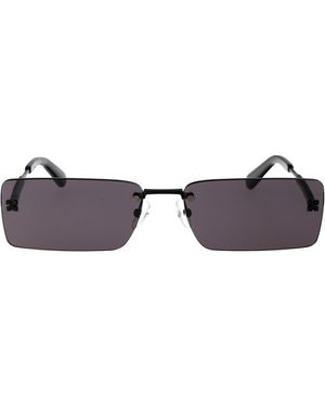 Off-White c/o Virgil Abloh Squared Sonnenbrille Oeri096 F23 Met001 1007 - Braun