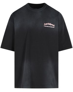 Amiri 'sunny Place' Zwart Katoenen T-shirt