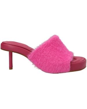 Jacquemus SANDALO ARGILLA IN SHERLING - Rosa