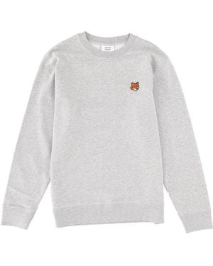 Maison Kitsuné "Fox Head" Sweatshirt - White