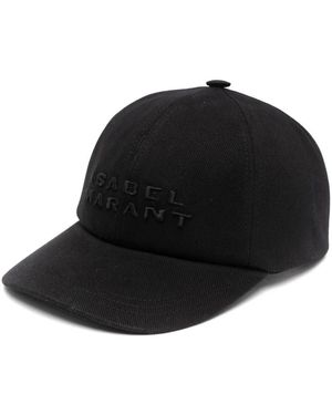 Isabel Marant Tyron Sticker Baseballkappe - Schwarz