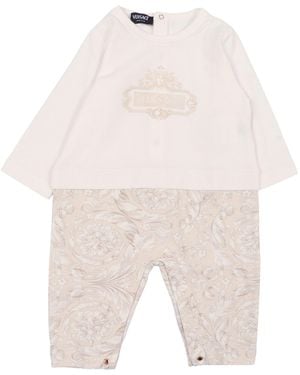 Versace Bodysuit Without Feet - White