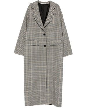 Tagliatore Einreihiger Mantel aus -Wolle - Grau