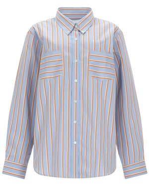 Dries Van Noten Cotton Shirt - Blue