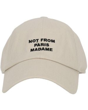 Drole de Monsieur Gorra con eslogan Mastic - Blanco