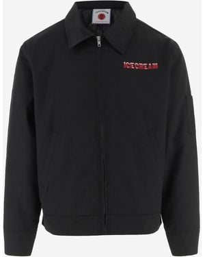 ICECREAM Drippy Jacke mit Logo - Schwarz