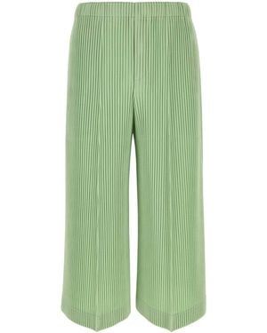 Homme Plissé Issey Miyake Homme Plisse' Issey Miyake Pastel Polyester Pant - Green