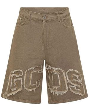 Gcds Shorts mit -Logo - Weiß