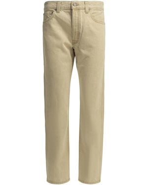 KHAITE Callum Jean Straight-Leg Jeans - Natural