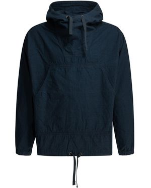 Beams Plus "Mil Smock Ripstop" leichte Jacke - Blau