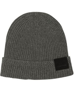 Tom Ford Cashmere Hat - Grey