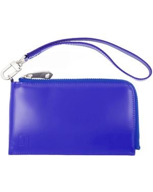 Adererror 01 Trs Tag Wallet Ader Fout Leather Leather Blue - Blauw