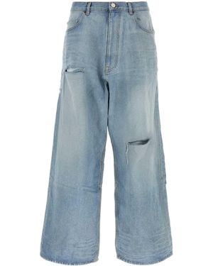 Balenciaga Minimal Baggy Trousers - Blue