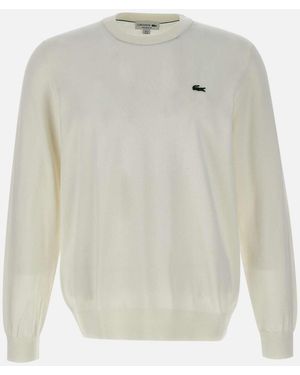 Lacoste Weiße Baumwollpullover