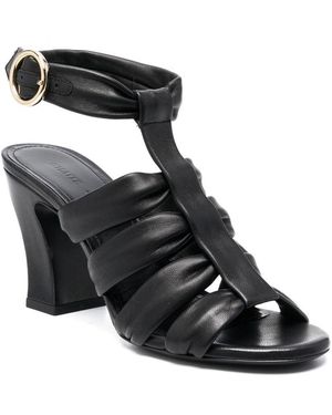 KHAITE Perth Heel Sandal - Black